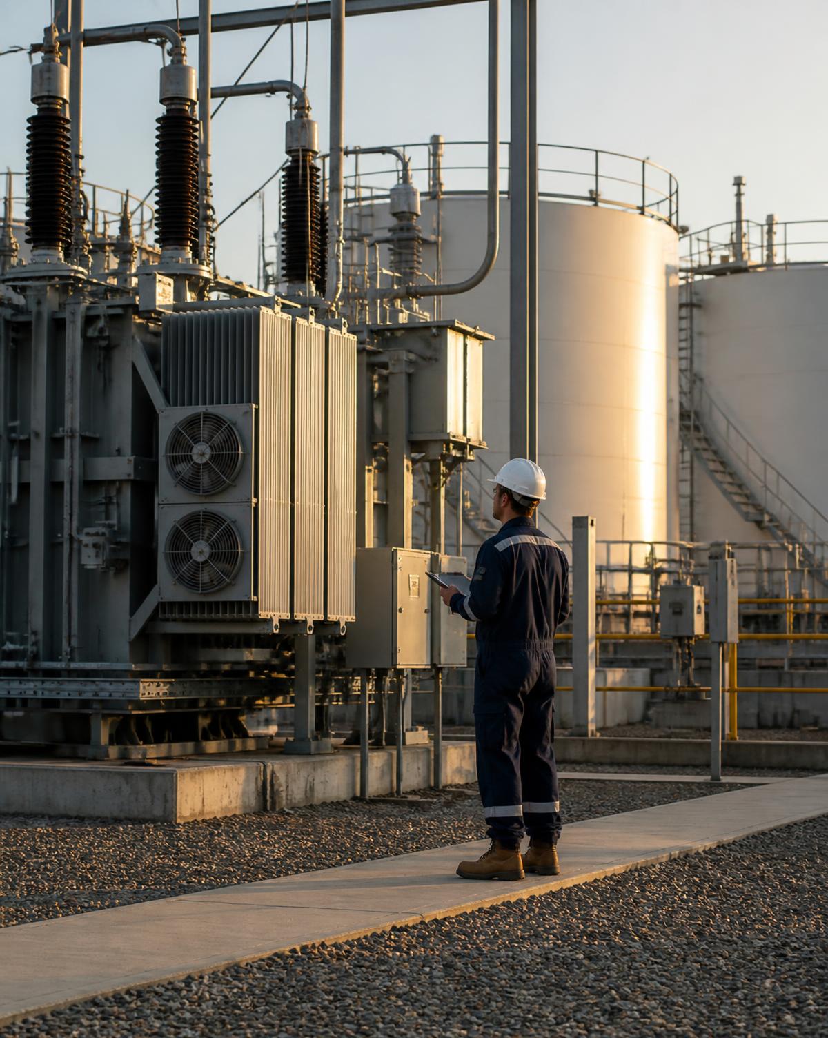 Operación industrial en energía