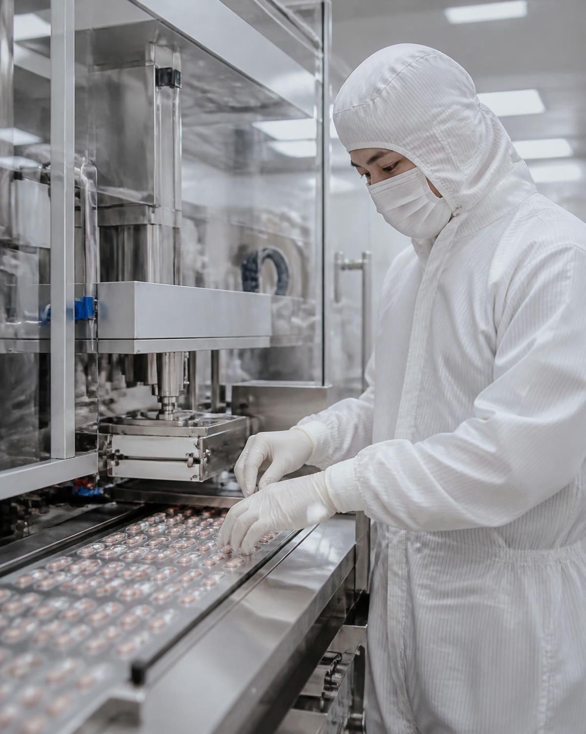 Operación industrial en farmacéutica